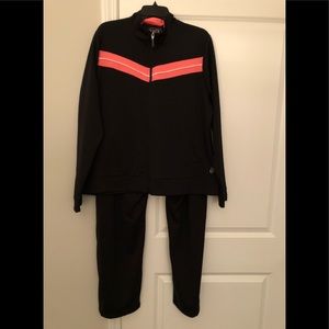 Pant Set By Be Inspired, Black/Peach, 2X, New!!!